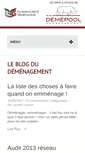 Mobile Screenshot of demenagementsdemepool.com